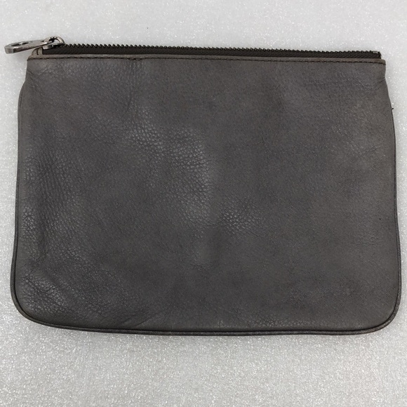 Marc by Marc Jacobs Clutch Gray Leather Standard Supply Workwear - Picture 4 of 15